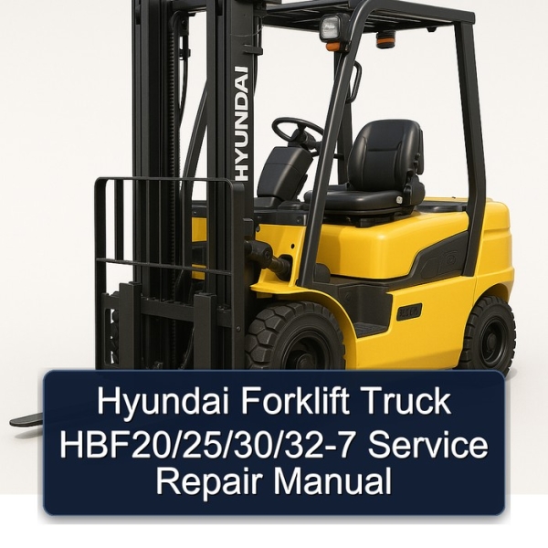 Hyundai Forklift Truck HBF20/25/30/32-7 Manual de servicio y reparación