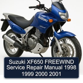 Suzuki XF650 FREEWIND Service Repair Manual 1998 1999 2000 2001
