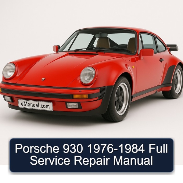 Porsche 930 1976-1984 Full Service Repair Manual