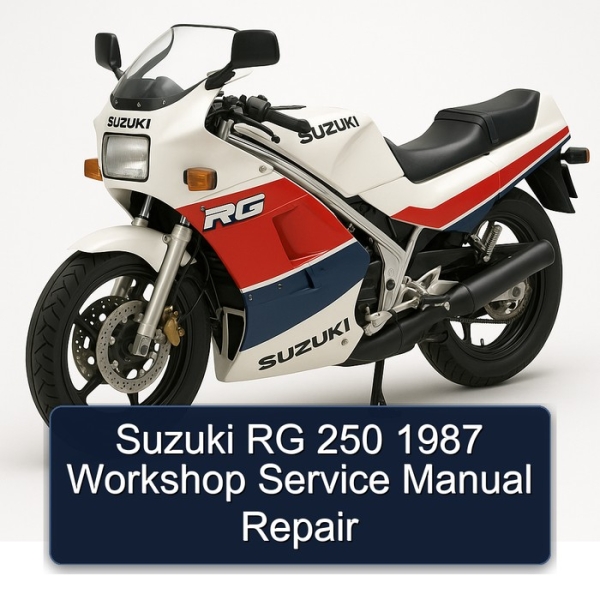 Suzuki RG 250 1987 Workshop Service Manual Repair