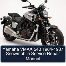 Yamaha VMAX 540 1984-1987 Snowmobile Service Repair Manual