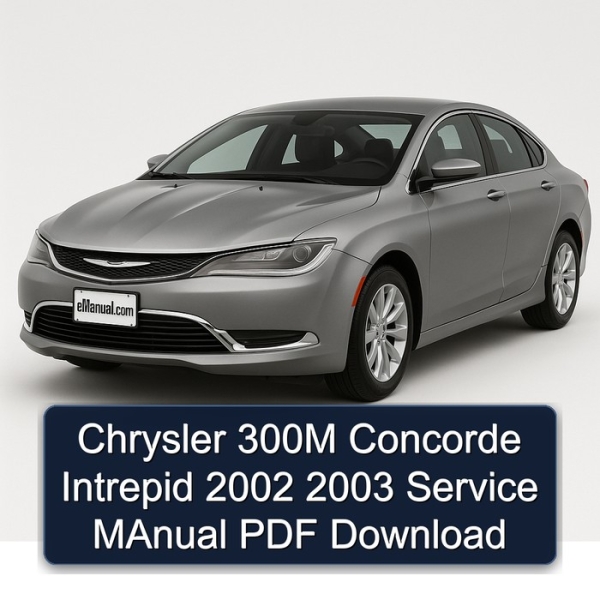 Chrysler 300M Concorde Intrepid 2002 2003 Service MAnual PDF Download