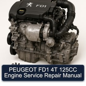 PEUGEOT FD1 4T 125CC Engine Service Repair Manual
