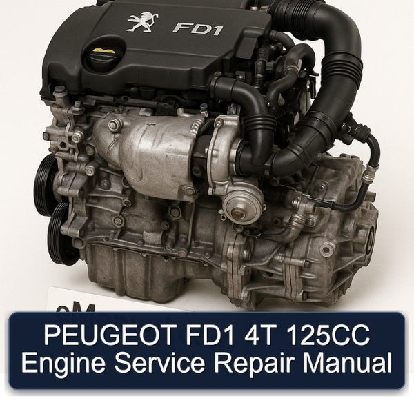 PEUGEOT FD1 4T 125CC Engine Service Repair Manual
