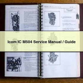Icom IC M504 Service Repair Manual/Guide