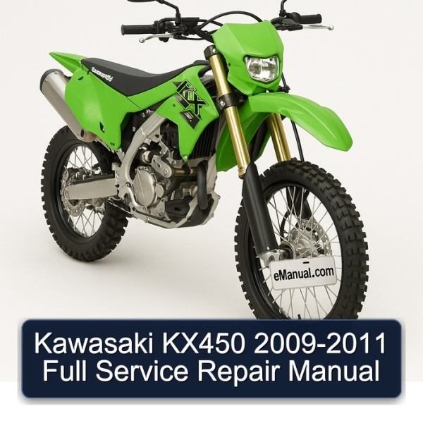 Kawasaki KX450 2009-2011 Full Service Repair Manual