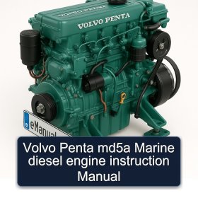 Volvo Penta md5a Marine diesel engine instruction Manual