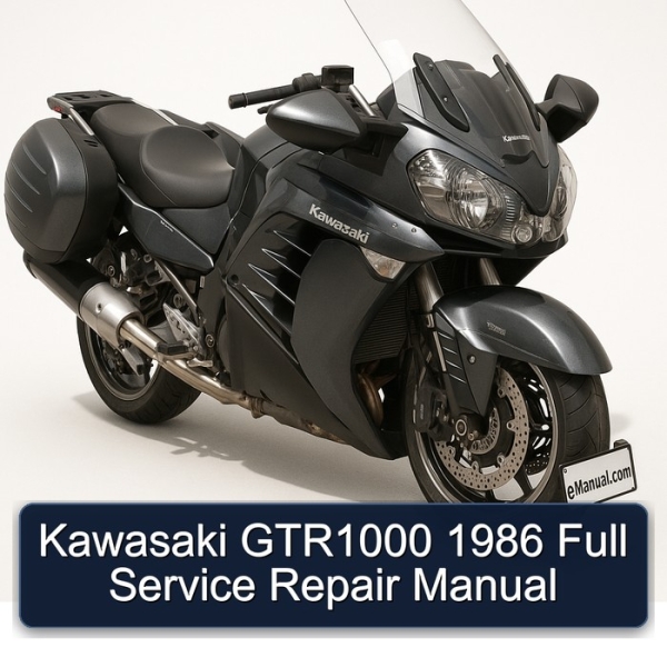 Kawasaki GTR1000 1986 Full Service Repair Manual