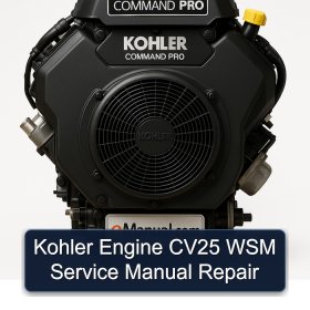 Kohler Engine CV25 WSM Service Manual Repair