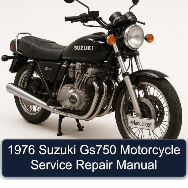 1976 Suzuki Gs750 Motorcycle Service Repair Manual