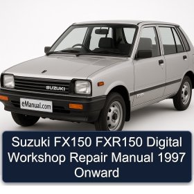 Suzuki FX150 FXR150 Digital Workshop Repair Manual 1997 Onward