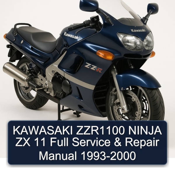 KAWASAKI ZZR1100 NINJA ZX 11 Full Service & Repair Manual 1993-2000