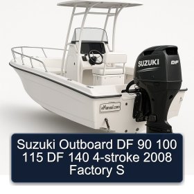 Suzuki Outboard DF 90 100 115 DF 140 4-stroke 2008 Factory S