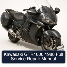 Kawasaki GTR1000 1988 Full Service Repair Manual