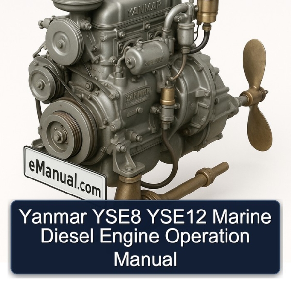 Yanmar YSE8 YSE12 Marine Diesel Engine Operation Manual