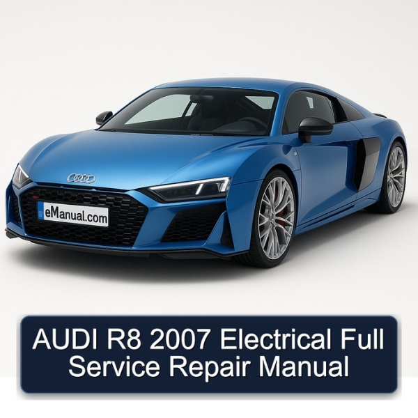 AUDI R8 2007 Electrical Full Service Repair Manual