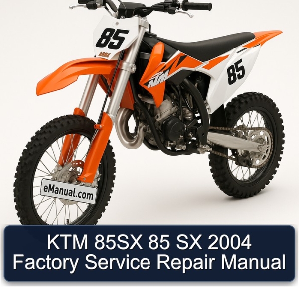 KTM 85SX 85 SX 2004 Factory Service Repair Manual