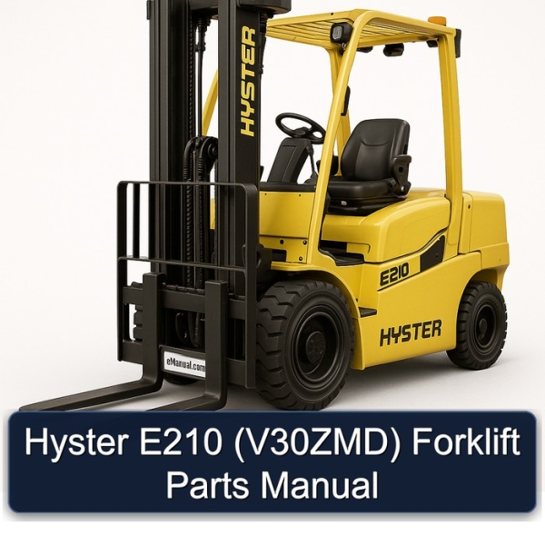 Hyster E210 (V30ZMD) Forklift Parts Manual
