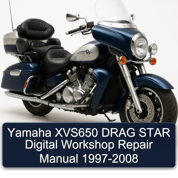 Yamaha XVS650 DRAG STAR Digital Workshop Repair Manual 1997-2008