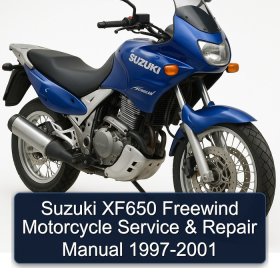 Suzuki XF650 Freewind Motorcycle Service & Repair Manual 1997-2001