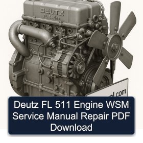 Deutz FL 511 Engine WSM Service Manual Repair PDF Download
