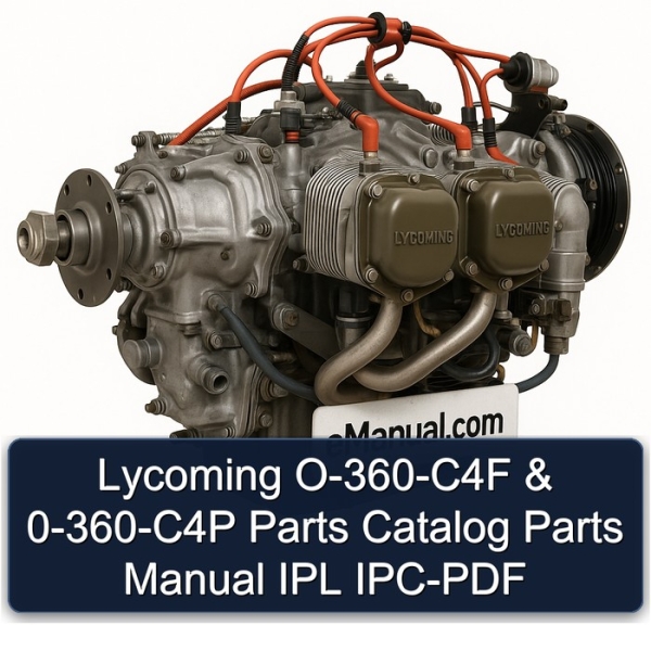 Lycoming O-360-C4F & 0-360-C4P Parts Catalog Parts Manual IPL IPC-PDF