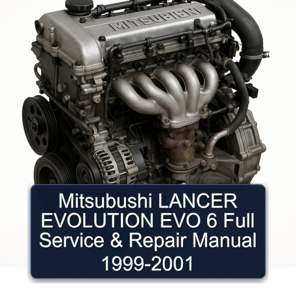 Mitsubushi LANCER EVOLUTION EVO 6 Full Service & Repair Manual 1999-2001