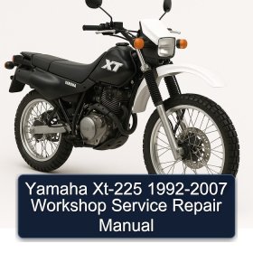 Yamaha Xt-225 1992-2007 Workshop Service Repair Manual