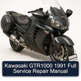 Kawasaki GTR1000 1991 Full Service Repair Manual