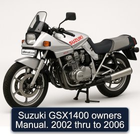 Suzuki GSX1400 owners Manual. 2002 thru to 2006