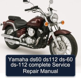 Yamaha ds60 ds112 ds-60 ds-112 complete Service Repair Manual