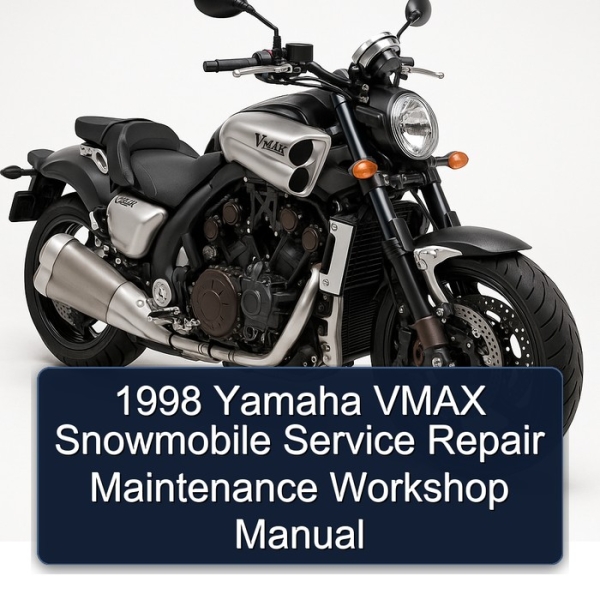 1998 Yamaha VMAX Snowmobile Service Repair Maintenance Workshop Manual