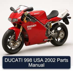 DUCATI 998 USA 2002 Parts Manual