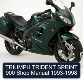 TRIUMPH TRIDENT SPRINT 900 Shop Manual 1993-1998