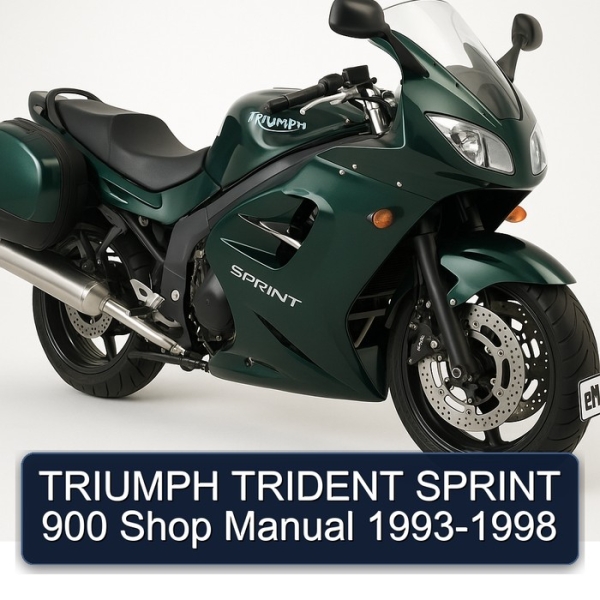 TRIUMPH TRIDENT SPRINT 900 Shop Manual 1993-1998