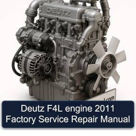 Deutz F4L engine 2011 Factory Service Repair Manual