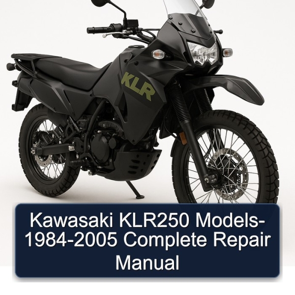 Kawasaki KLR250 Models- 1984-2005 Complete Repair Manual