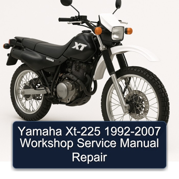 Yamaha Xt-225 1992-2007 Workshop Service Manual Repair