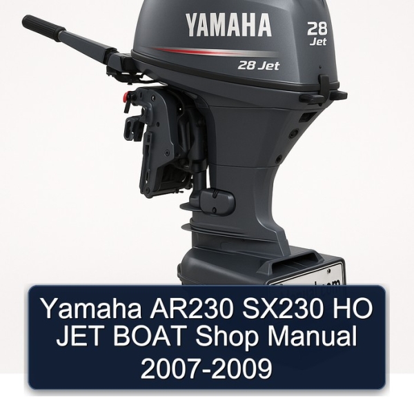 Yamaha AR230 SX230 HO JET BOAT Shop Manual 2007-2009