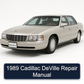 1989 Cadillac DeVille Repair Manual