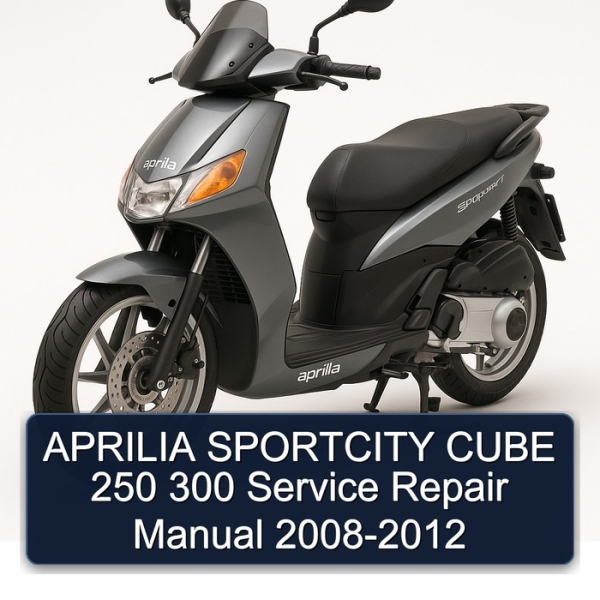 APRILIA SPORTCITY CUBE 250 300 Service Repair Manual 2008-2012
