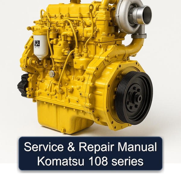 Service & Repair Manual Komatsu 108 series