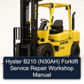 Hyster B210 (N30AH) Forklift Service Repair Workshop Manual