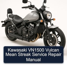 Kawasaki VN1500 Vulcan Mean Streak Service Repair Manual