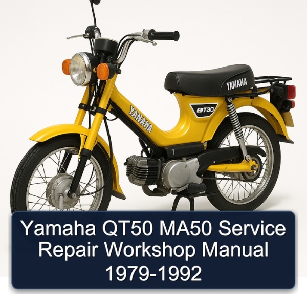 Yamaha QT50 MA50 Service Repair Workshop Manual 1979-1992