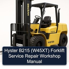 Hyster B215 (W45XT) Forklift Service Repair Workshop Manual