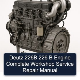 Deutz 226B 226 B Engine Complete Workshop Service Repair Manual