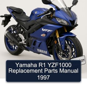 Yamaha R1 YZF1000 Replacement Parts Manual 1997