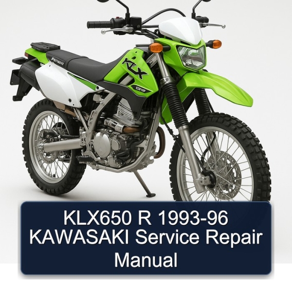 KLX650 R 1993-96 KAWASAKI Service Repair Manual