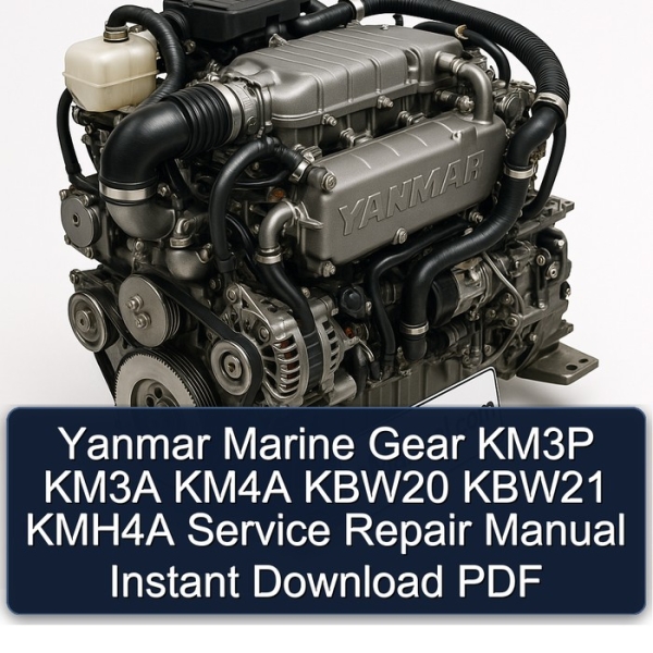 Yanmar Marine Gear KM3P KM3A KM4A KBW20 KBW21 KMH4A Service Repair Manual Instant Download PDF